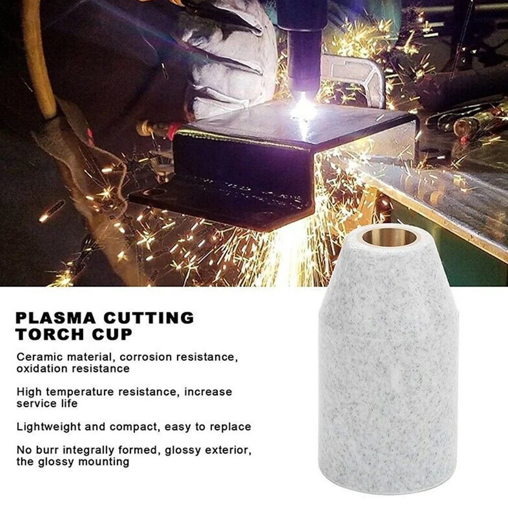 9-8218 Nozzle Plasma Torch Cup Smooth Smooth Appearance Ceramic For SL60 SL100 High-temperature Resistant No Burrs
9-8218 Nozzle Plasma Torch Cup Smooth Smooth Appearance Ceramic For SL60 SL100 High-temperature Resistant No Burrs
