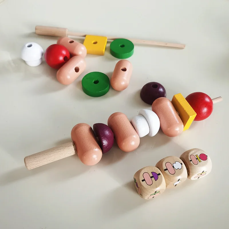 Kids Wooden Simulation Skewers 3D Puzzle Toy Memory Match Board Game Pretend Game Kitchen Toy Early Education Toys For Children
Kids Wooden Simulation Skewers 3D Puzzle Toy Memory Match Board Game Pretend Game Kitchen Toy Early Education Toys For Children