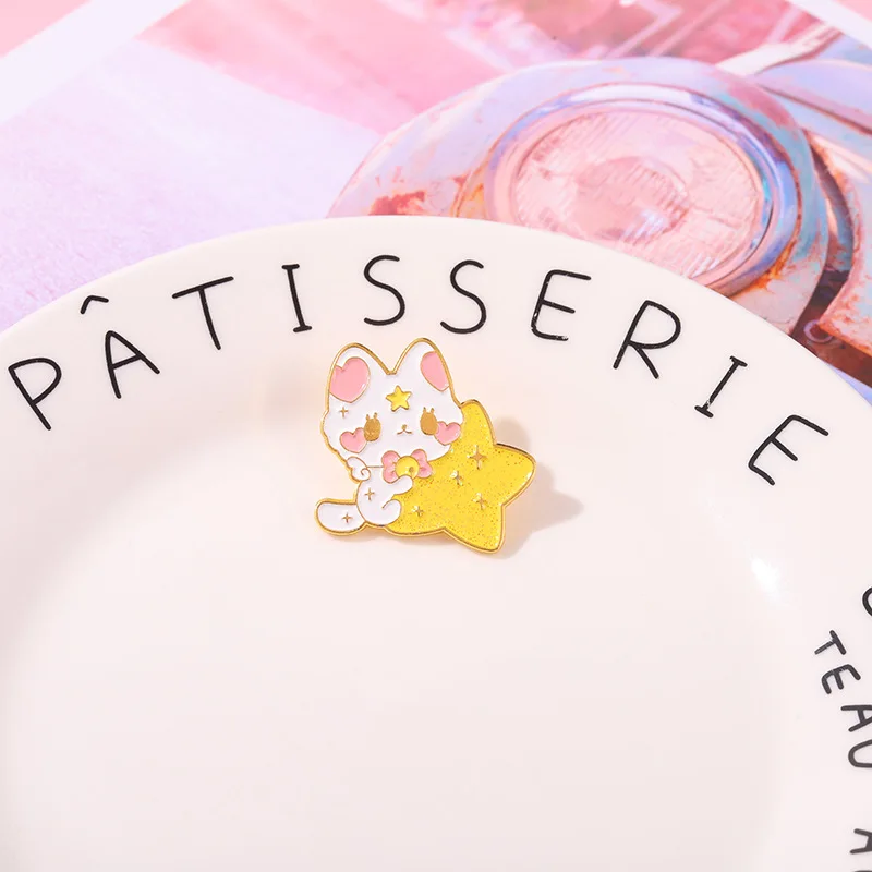 Corolla Bunny Sloth Tanuki Brooch Star Cat And Moon Frog Shape Enamel Pins Paint Badge Brooch Rabbit Holding Moon Backpack Badge
Corolla Bunny Sloth Tanuki Brooch Star Cat And Moon Frog Shape Enamel Pins Paint Badge Brooch Rabbit Holding Moon Backpack Badge