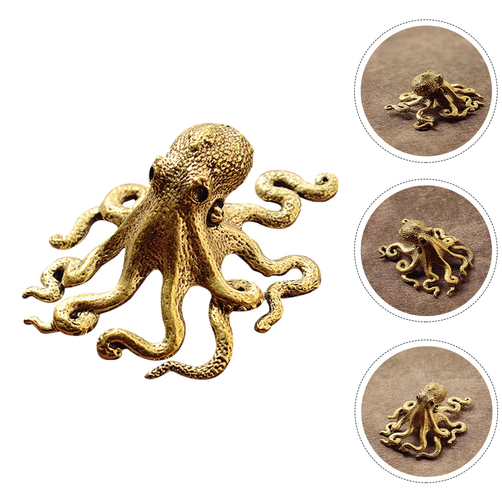 Octopus Sculpture Statue Figurine Animal Shui Feng Chinese Brass Figurines Copper Decor Vintage Luck Ornament Good Wealth
Octopus Sculpture Statue Figurine Animal Shui Feng Chinese Brass Figurines Copper Decor Vintage Luck Ornament Good Wealth
