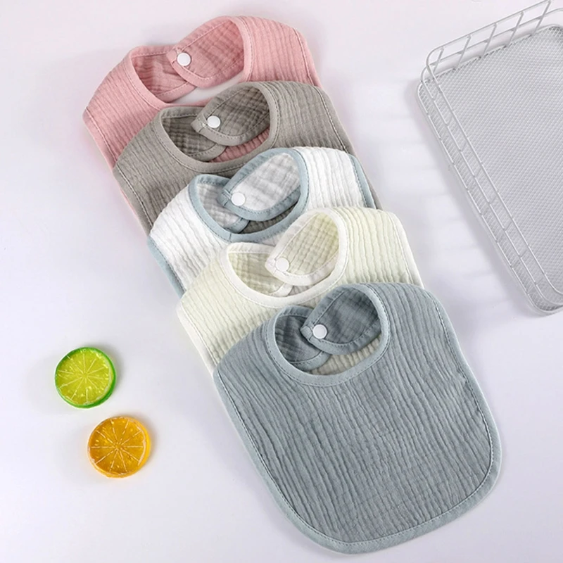 Baby Bib Saliva Towel Solid Color Feeding Burp Cloth Adjustable Button Bandana Scarf Bibs for Newborn Infants Gifts
Baby Bib Saliva Towel Solid Color Feeding Burp Cloth Adjustable Button Bandana Scarf Bibs for Newborn Infants Gifts