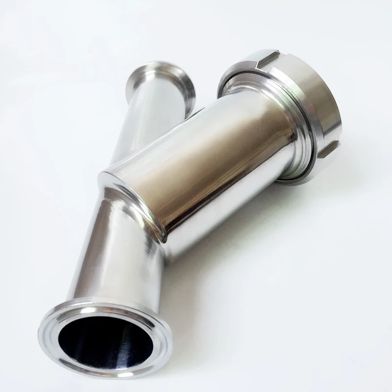 63mm Pipe OD x 2.5" Tri Clamp Sanitary Y-Shaped Strainer Filter SUS 304 Stainless Steel For Beer Brewing
63mm Pipe OD x 2.5" Tri Clamp Sanitary Y-Shaped Strainer Filter SUS 304 Stainless Steel For Beer Brewing
