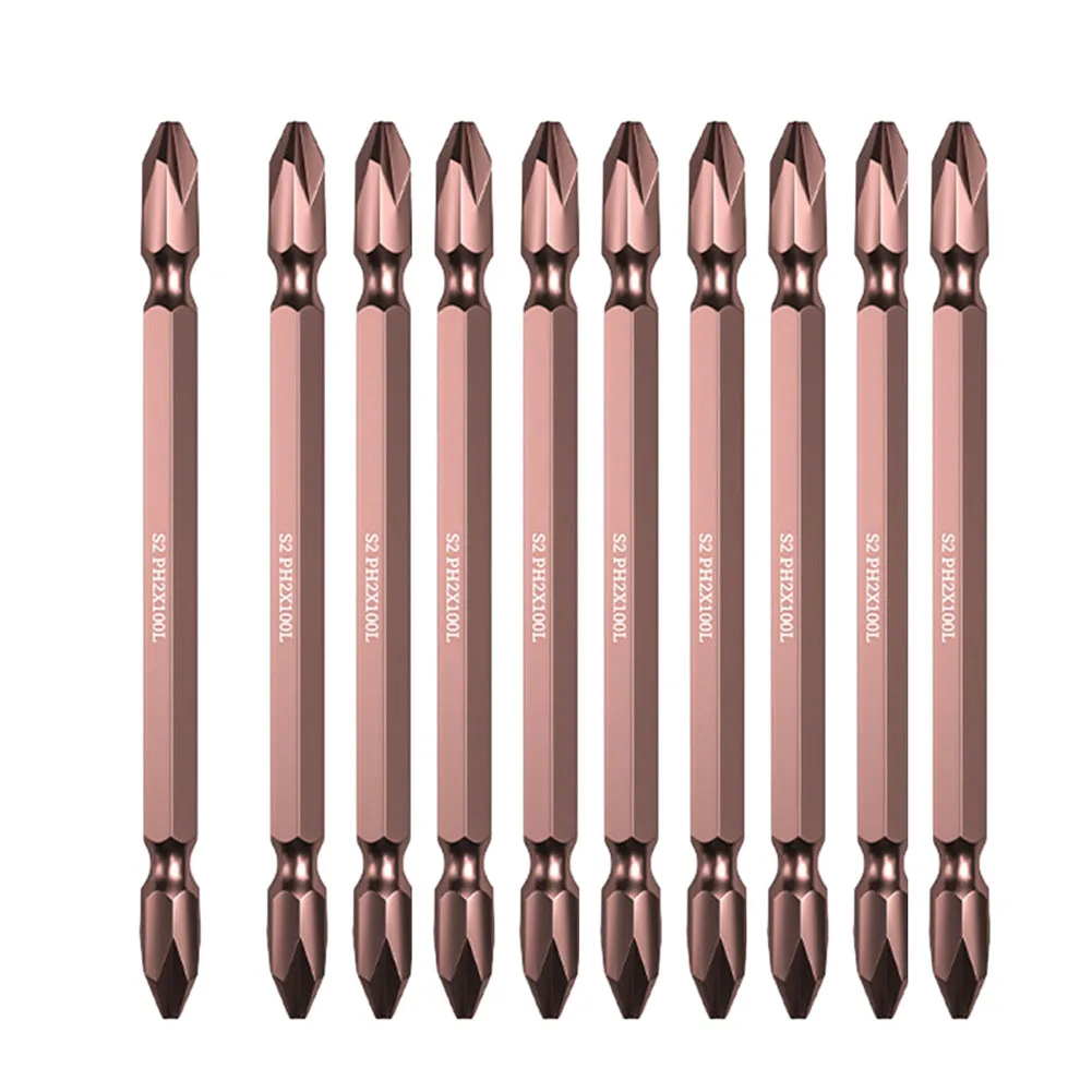 Hand Tool Double Head PH2 Screwdriver Bit Set Chrome Vanadium Alloy Steel 1/4' Inch Hex PH2 Batch Head Electric Screw 10pcs
Hand Tool Double Head PH2 Screwdriver Bit Set Chrome Vanadium Alloy Steel 1/4' Inch Hex PH2 Batch Head Electric Screw 10pcs