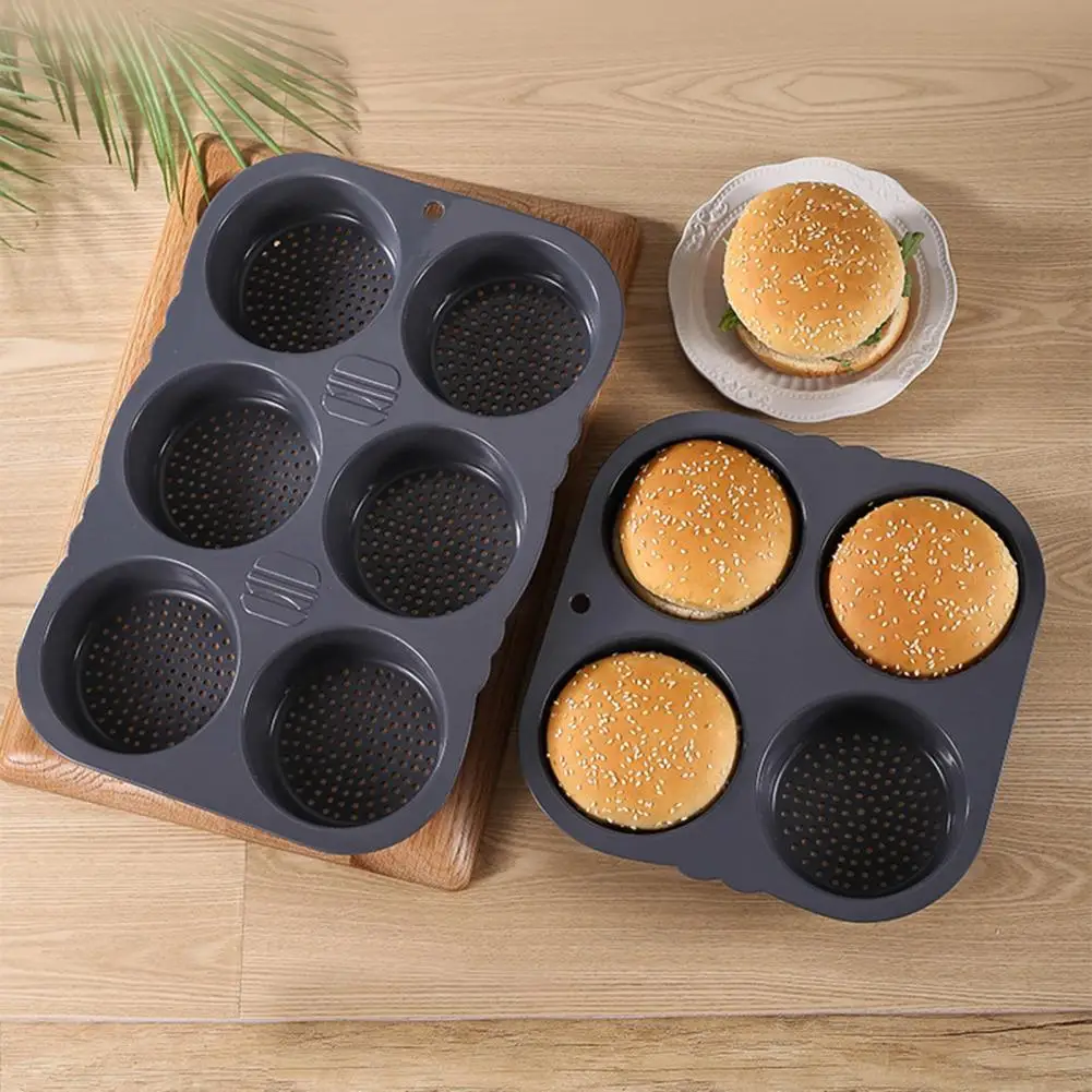 4/6Grids Flexible Silicone Bread Pan Evenly Baked with Holes Baking Mold Heat-resistant Non-stick Food-grade Silicone Bread Mold
4/6Grids Flexible Silicone Bread Pan Evenly Baked with Holes Baking Mold Heat-resistant Non-stick Food-grade Silicone Bread Mold
