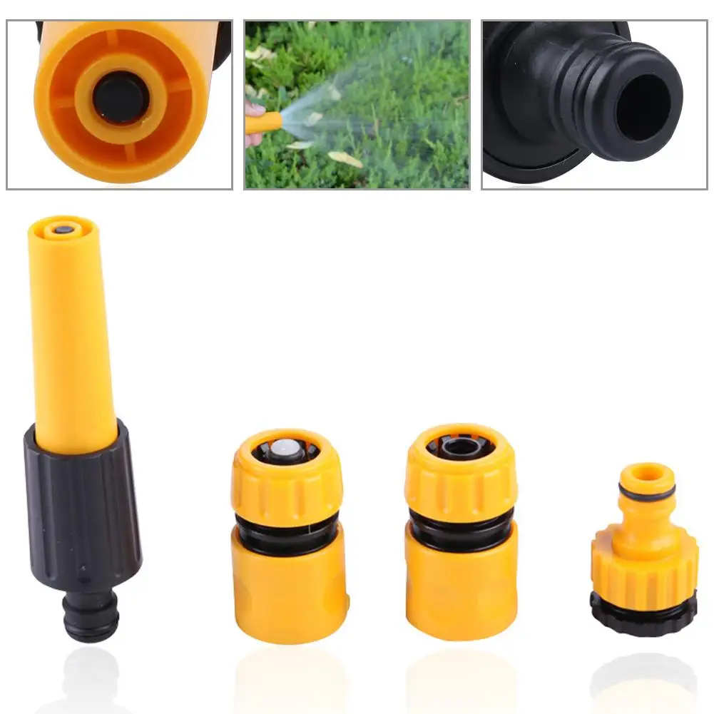 Garden Watering Hose ABS Quick Connector Hose Nozzle Kit For Garden Adapter Extender Set For Hose Pipe Tube Set Of 4
Garden Watering Hose ABS Quick Connector Hose Nozzle Kit For Garden Adapter Extender Set For Hose Pipe Tube Set Of 4