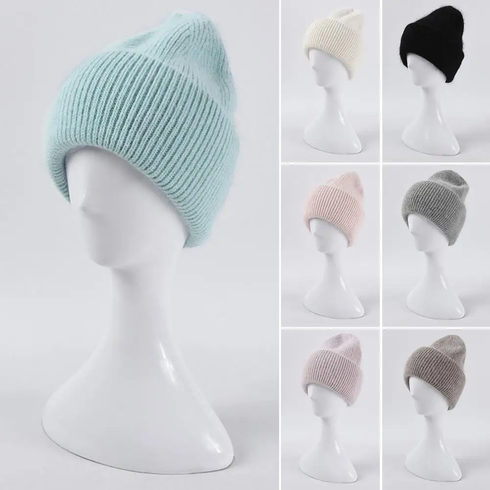 Winter Hat Solid Color Double Layer Thickening Knitting Cap Keep Warm Headwear Yarn Knitted Beanie Hat Clothing Accessories
Winter Hat Solid Color Double Layer Thickening Knitting Cap Keep Warm Headwear Yarn Knitted Beanie Hat Clothing Accessories