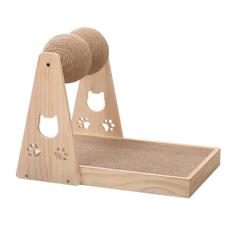 Cat Scratcher Post Solid Wooden Sisal Ball Turntable Interactive Grind The Claws Cat Toys Cat Scratching Cat Scratch Pad
Cat Scratcher Post Solid Wooden Sisal Ball Turntable Interactive Grind The Claws Cat Toys Cat Scratching Cat Scratch Pad