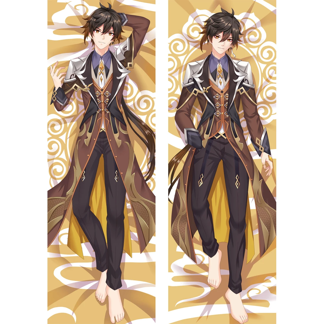Genshin Impact Zhong Li Dakimakura Double Sided Printed Pillow Case Zhongli Otaku Hugging Body Bedding Pillow Cover
Genshin Impact Zhong Li Dakimakura Double Sided Printed Pillow Case Zhongli Otaku Hugging Body Bedding Pillow Cover