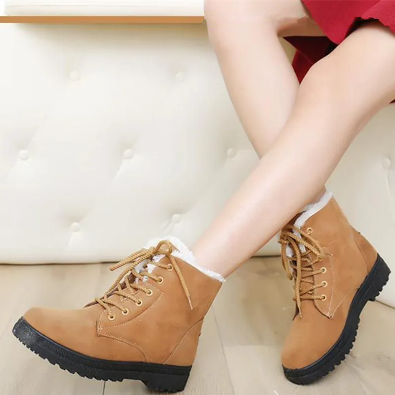 Plus Size 42 43 44 Women Winter Snow Boots Thick Platform Shoes Non-Slip Ankle Botas Woman Solid Plush Warm Ladies Short Booties
Plus Size 42 43 44 Women Winter Snow Boots Thick Platform Shoes Non-Slip Ankle Botas Woman Solid Plush Warm Ladies Short Booties