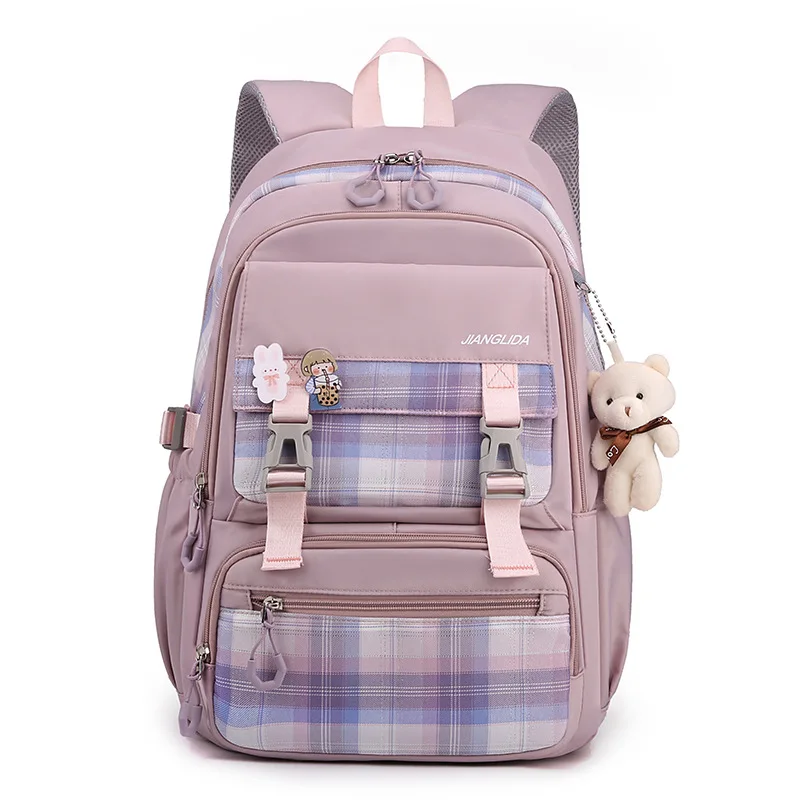 High College Student Backpack Female Rucksack Korean Version Harajuku Campus Junior Plaid Girl Bag For School Bookbag Schoolbag
High College Student Backpack Female Rucksack Korean Version Harajuku Campus Junior Plaid Girl Bag For School Bookbag Schoolbag