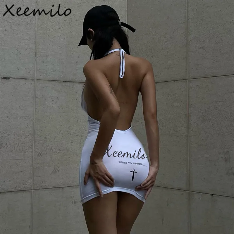 Xeemilo Y2K Cross Print Backless Dress Gothic Halter Off Shoulder Bodycon Mini Dresses Summer Fashion Streetwear Slim Vestidos
Xeemilo Y2K Cross Print Backless Dress Gothic Halter Off Shoulder Bodycon Mini Dresses Summer Fashion Streetwear Slim Vestidos