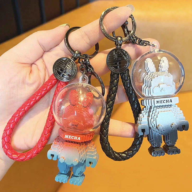 Space Pixel Rabbit Keychain Female Exquisite Bag Hanging Accessories Fashion Car Pendant Couple Keyring
Space Pixel Rabbit Keychain Female Exquisite Bag Hanging Accessories Fashion Car Pendant Couple Keyring