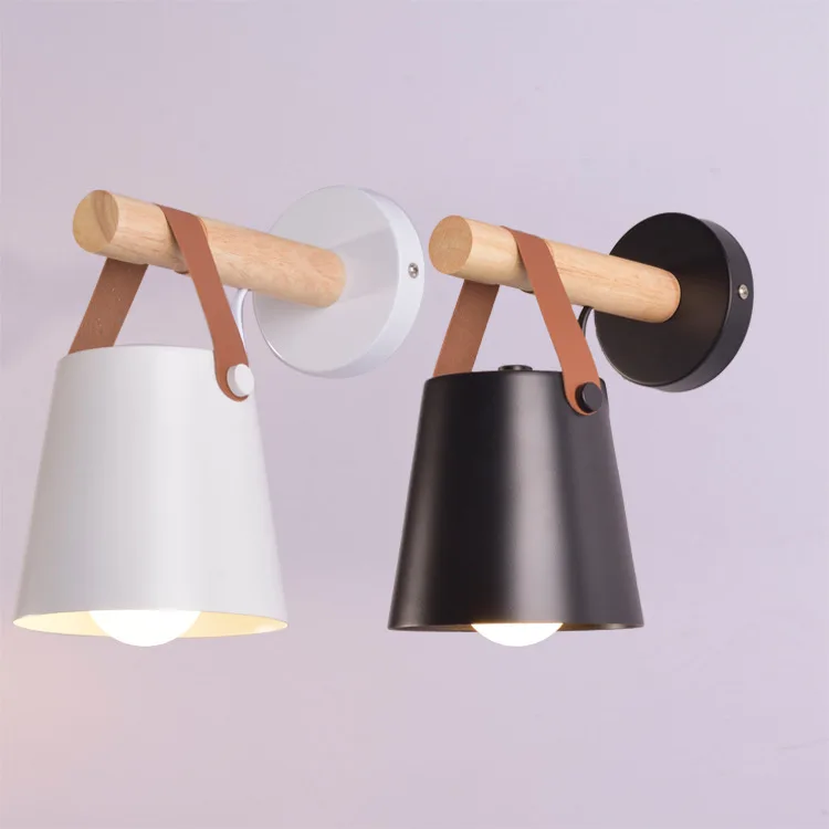 Modern Simple Wall Lamp Led Macaron Solid Wood Iron Lamp Shade Bedroom Bedside Bracket Light Corridor Stair Porch Decora Lights
Modern Simple Wall Lamp Led Macaron Solid Wood Iron Lamp Shade Bedroom Bedside Bracket Light Corridor Stair Porch Decora Lights