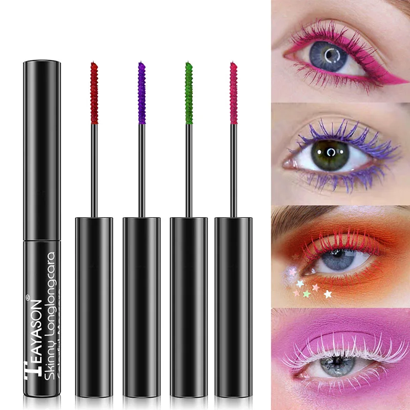 Women Luxury Cosmetics Makeup Color Mascara Sexy Waterproof White Black Brown Blue Curing Mascara Lengthens Eyelashes for Eyes
Women Luxury Cosmetics Makeup Color Mascara Sexy Waterproof White Black Brown Blue Curing Mascara Lengthens Eyelashes for Eyes