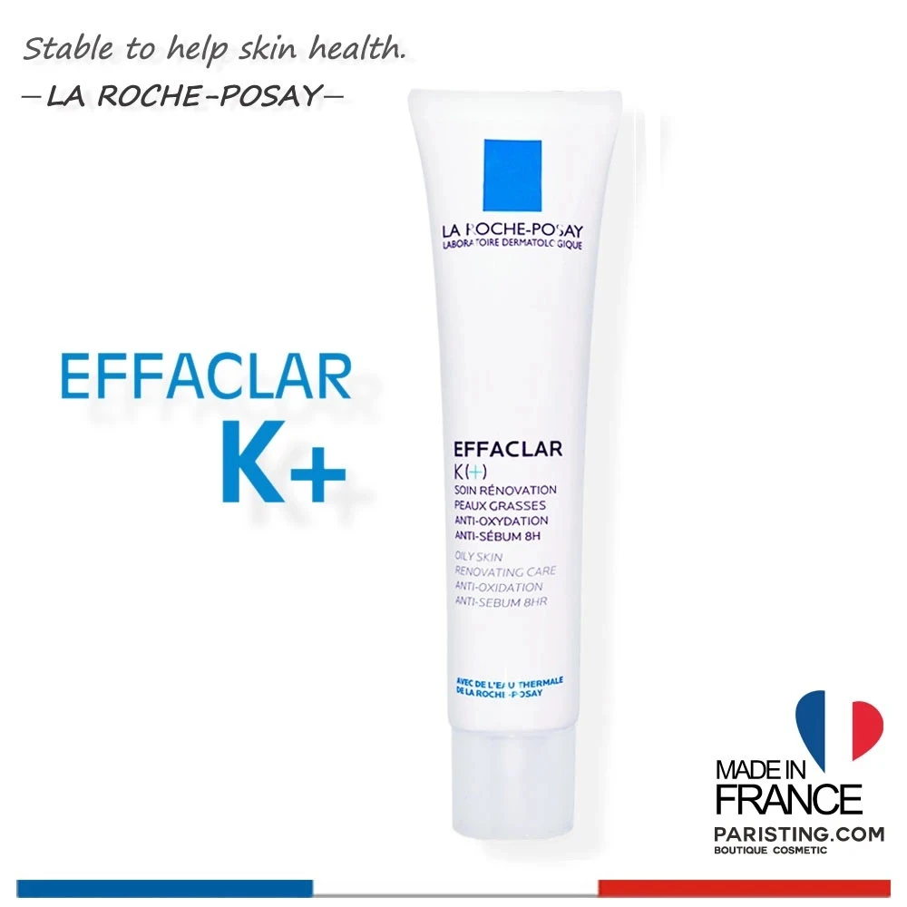 

La Roche-Posay Effaclar K + 40 мл | Ежедневный увлажнитель с салициловой кислотой, витамин е для жирной кожи и черных точек