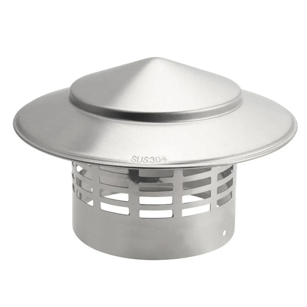 110/160mm Chimney Cap Stainles Steel Exterior Wall Fresh Air Outlet Roof Pipe Exhaust Hood Roof Duct Vents Home Improvement
110/160mm Chimney Cap Stainles Steel Exterior Wall Fresh Air Outlet Roof Pipe Exhaust Hood Roof Duct Vents Home Improvement