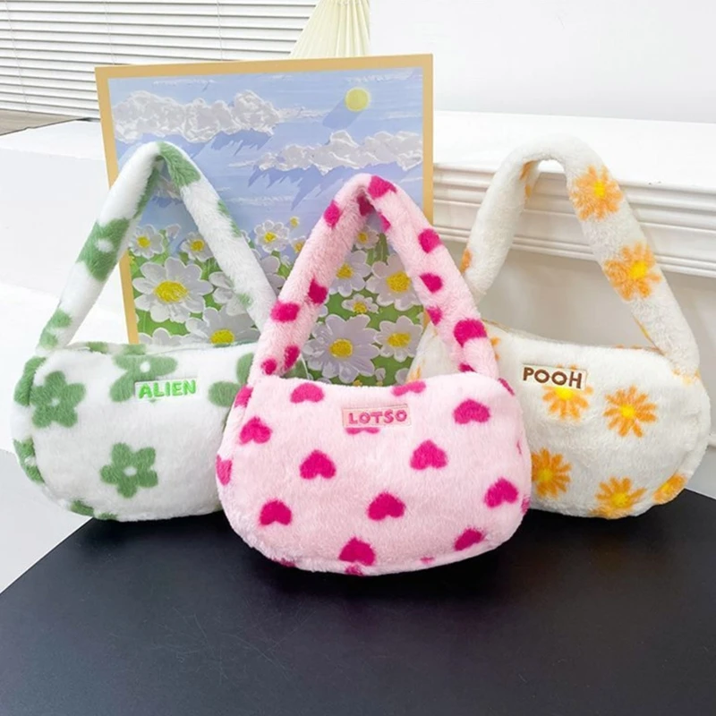 Plush Underarm Bag Women Tote Handbag Purse Plush Shoulder Bag Small Plush Shopping Dating Bag for Autumn & Winter
Plush Underarm Bag Women Tote Handbag Purse Plush Shoulder Bag Small Plush Shopping Dating Bag for Autumn & Winter