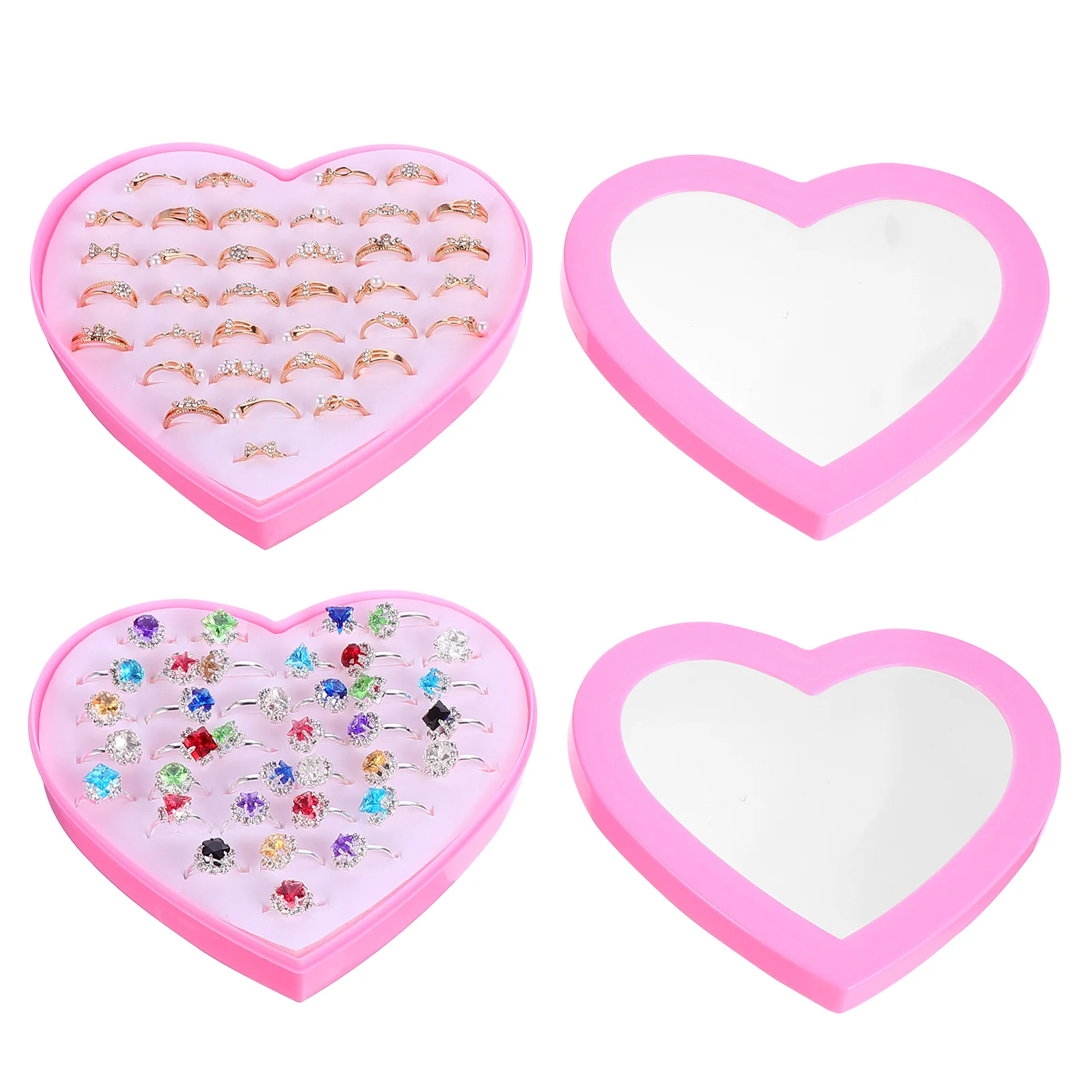 72Pcs Kids Toys Little Girl Jewelry Rings In Box Pretend Play And Dress Up Rings Dragon
72Pcs Kids Toys Little Girl Jewelry Rings In Box Pretend Play And Dress Up Rings Dragon