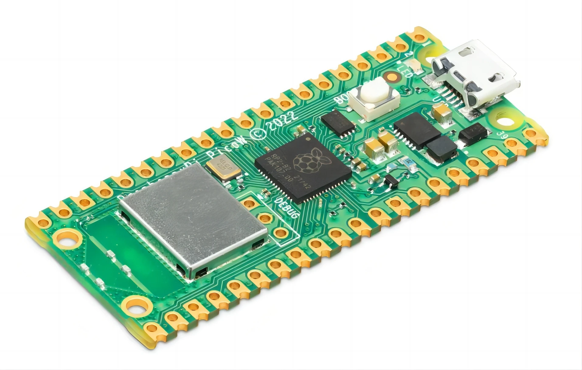 RASPBERRY PI PICO W Raspberry Pi Board, Raspberry Pi Pico W, RP2040, 32 бит, ручка Cortex-M0 +
RASPBERRY PI PICO W Raspberry Pi Board, Raspberry Pi Pico W, RP2040, 32 бит, ручка Cortex-M0 +