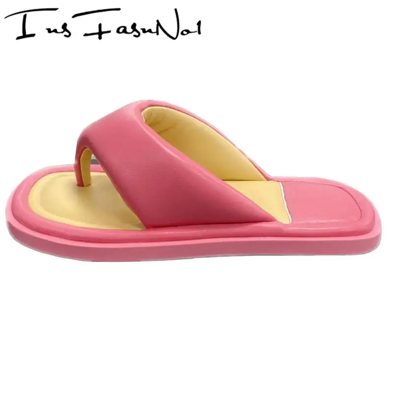 Soft Lambskin Clip Toe Sandals Flat Design Summer Slides Casual Beach Leather Slippers Sweet Comfortable Women Shoes For 2022SS
Soft Lambskin Clip Toe Sandals Flat Design Summer Slides Casual Beach Leather Slippers Sweet Comfortable Women Shoes For 2022SS