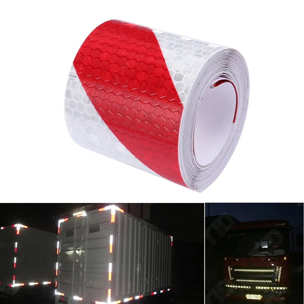 2 Rolls Reflective Safety Tape Car Train Warning Tape Reflective Strip Red White Twill Stickers (Red+White)
2 Rolls Reflective Safety Tape Car Train Warning Tape Reflective Strip Red White Twill Stickers (Red+White)