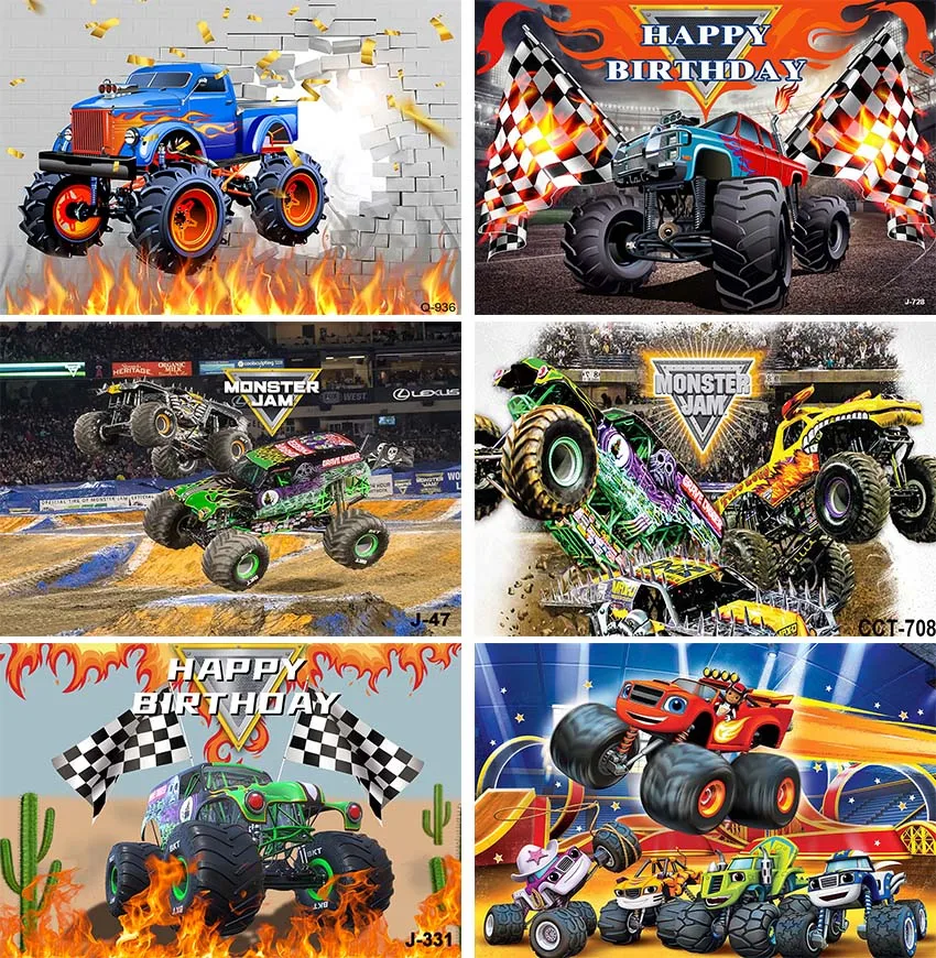 Blaze Monster Machine Photography Backdrop Boys Birthday Photo Background Party Decoration Banners Photo Booth Backdrop
Blaze Monster Machine Photography Backdrop Boys Birthday Photo Background Party Decoration Banners Photo Booth Backdrop