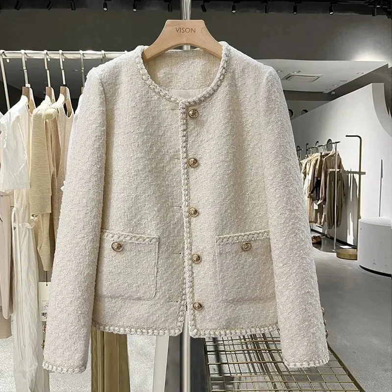 Women's New Korean Fashion Autumn Jackets Woolen Cardigan Short Jacket Female Blazers Office Lady Tweed Coats Overcoat Women
Women's New Korean Fashion Autumn Jackets Woolen Cardigan Short Jacket Female Blazers Office Lady Tweed Coats Overcoat Women