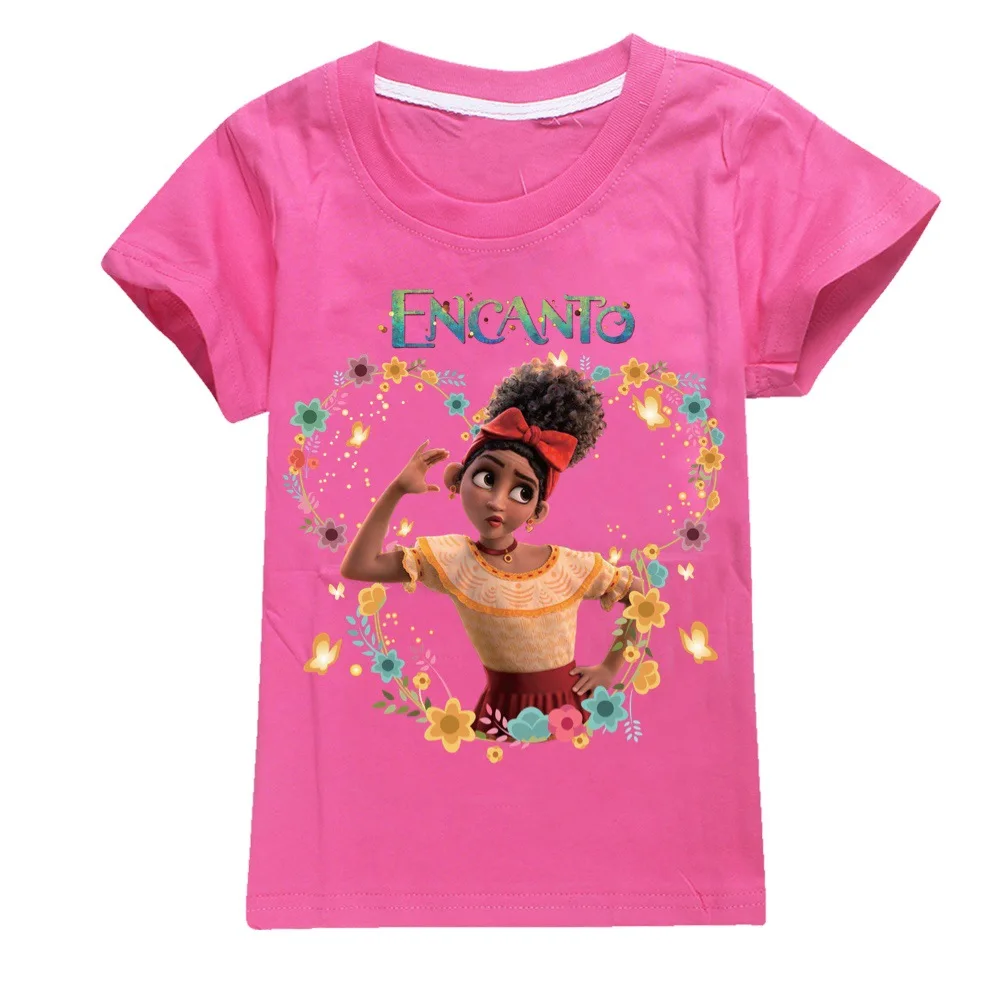 2022 Mirabel Madrigal Encanto Tees Antonio Pico Cartoon Print T-Shirt Harajuku Kawaii Little Girls Tshirt Short Sleeve Top
2022 Mirabel Madrigal Encanto Tees Antonio Pico Cartoon Print T-Shirt Harajuku Kawaii Little Girls Tshirt Short Sleeve Top