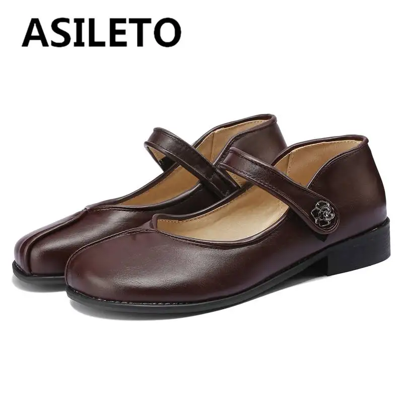 ASILETO Mary Jane Style Pumps Round Toe Low Heels Buckle Strap Comfortable Shoes Big Size 42 43 Daily Solid 2023 Spring S4623
ASILETO Mary Jane Style Pumps Round Toe Low Heels Buckle Strap Comfortable Shoes Big Size 42 43 Daily Solid 2023 Spring S4623