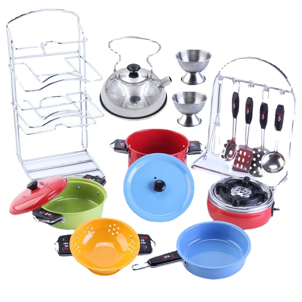 Children's toys stainless steel pot set kitchen mini kitchen utensils children's homemaking simulated kitchen tools birthdaygift
Children's toys stainless steel pot set kitchen mini kitchen utensils children's homemaking simulated kitchen tools birthdaygift