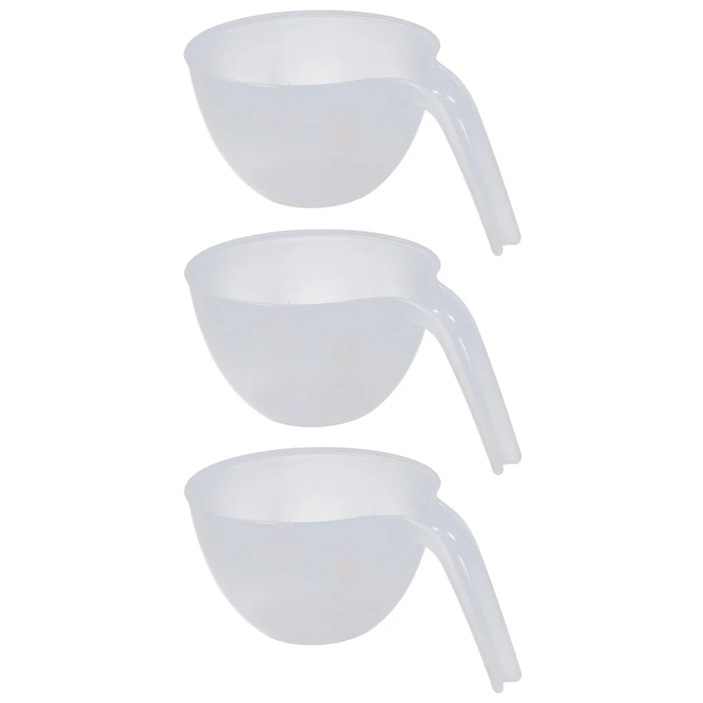 3Pcs Plastic Bowls Portable Fruit Salad Bowls Home Sauce Mixing Bowl with Handle
3Pcs Plastic Bowls Portable Fruit Salad Bowls Home Sauce Mixing Bowl with Handle