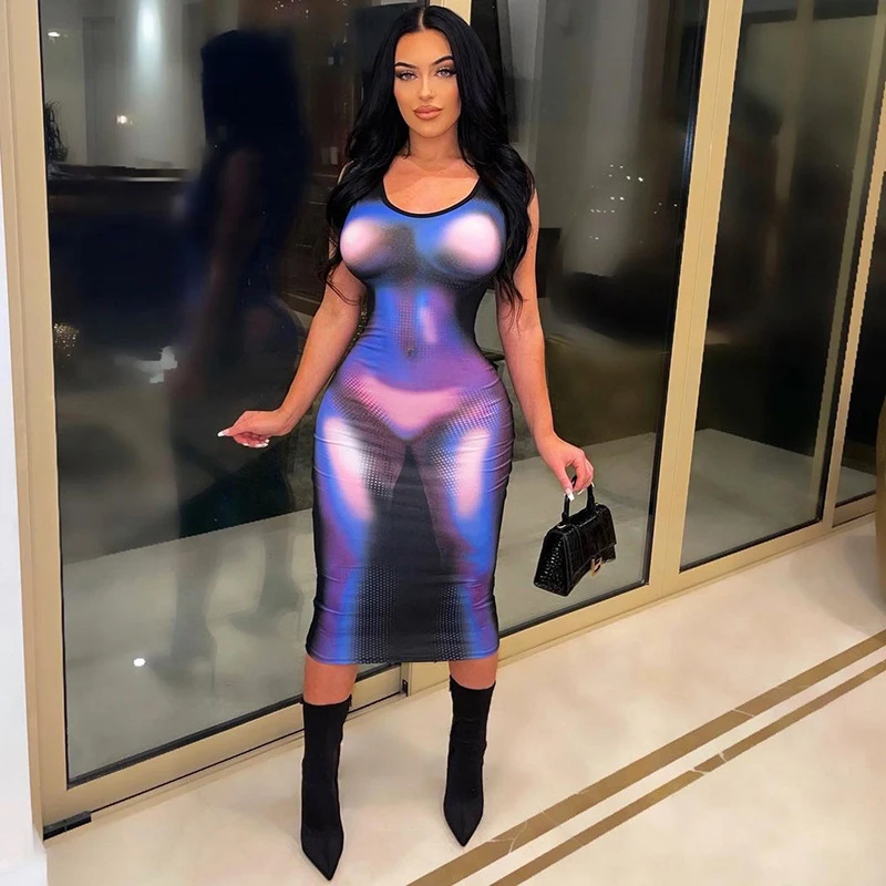 2022 Summer New Sexy Fashion Street Printing Bottoming Round Neck Midi Skirt Mid Waist Slim Commuter Suspender Dress Women's
2022 Summer New Sexy Fashion Street Printing Bottoming Round Neck Midi Skirt Mid Waist Slim Commuter Suspender Dress Women's