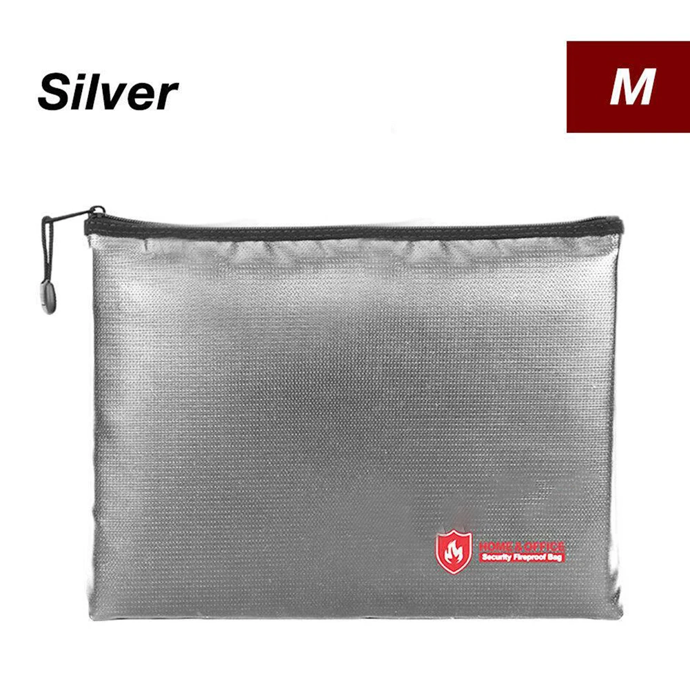 Fireproof Document Bag Silicone Coated Fiberglass Safe Money Bag Pouch Holder For Office Workers Family Use Files Money Cards
Fireproof Document Bag Silicone Coated Fiberglass Safe Money Bag Pouch Holder For Office Workers Family Use Files Money Cards