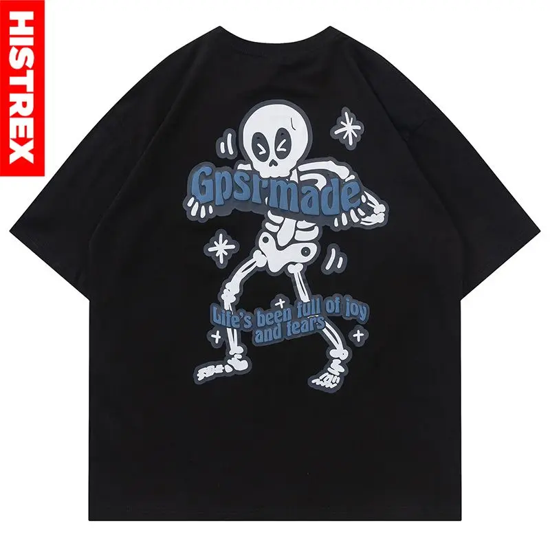 2023 HISTREX Skeleton Corss T Shirt Men,100% Cotton Thick Tee,Skull Hip Hop Streetwear,Vintage Oversize Y2K TShirt,Summer Tops
2023 HISTREX Skeleton Corss T Shirt Men,100% Cotton Thick Tee,Skull Hip Hop Streetwear,Vintage Oversize Y2K TShirt,Summer Tops