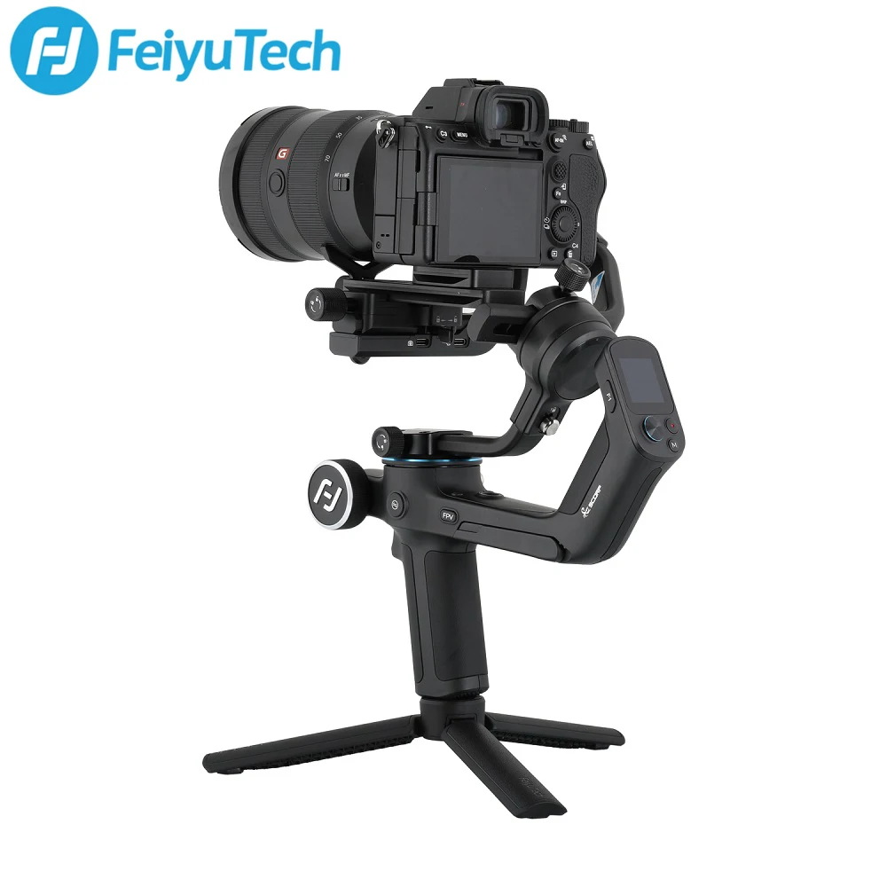 FeiyuTech Feiyu SCORP Gimbal Stabilizer with Touch Screen for DSLR & Mirrorless Camera Sony A7 Series A9 Canon Panasonic Nikon
FeiyuTech Feiyu SCORP Gimbal Stabilizer with Touch Screen for DSLR & Mirrorless Camera Sony A7 Series A9 Canon Panasonic Nikon