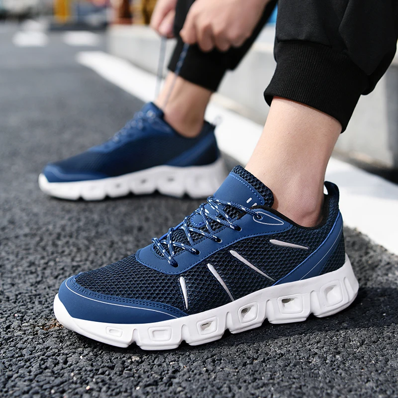 Men's Sneakers Lace-Up Mens Shoes Lightweight Breathable Running Shoes Man Fashion Summer Big Size Tenis Shoes Zapatillas Hombre
Men's Sneakers Lace-Up Mens Shoes Lightweight Breathable Running Shoes Man Fashion Summer Big Size Tenis Shoes Zapatillas Hombre
