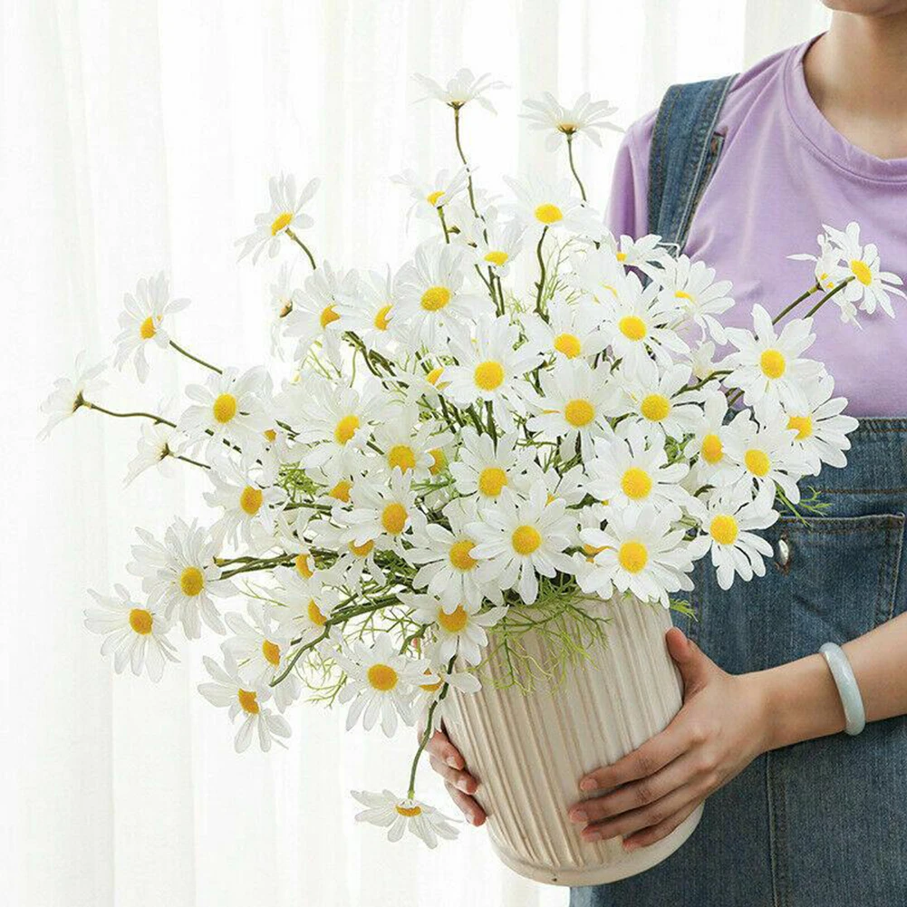 5 Head Daisy Artificial Flowers 52cm Silk Flowers Bouquet Wedding Party DIY Decoration Home Garden Decor Fake Flower
5 Head Daisy Artificial Flowers 52cm Silk Flowers Bouquet Wedding Party DIY Decoration Home Garden Decor Fake Flower