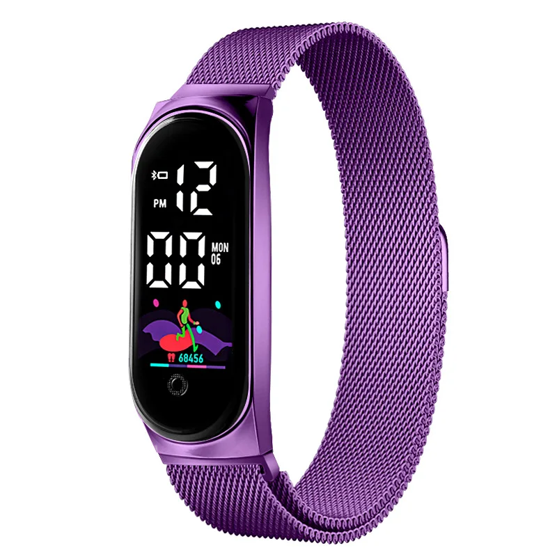 Women Water-proof Watch Luxury Bracelet Watch Milanese Stainless Steel LED Electronic Watch Magnetic Buckle Ladies Sport Watch
Women Water-proof Watch Luxury Bracelet Watch Milanese Stainless Steel LED Electronic Watch Magnetic Buckle Ladies Sport Watch