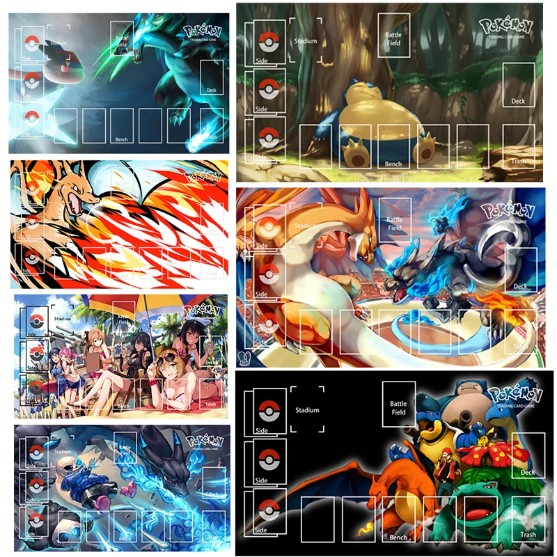 Аниме Pokemon Greninja Rayquaza Charizard Umbreon Victini Chespin Mewtwo series PTCG коврик для карт игровой коврик игрушка подарок
Аниме Pokemon Greninja Rayquaza Charizard Umbreon Victini Chespin Mewtwo series PTCG коврик для карт игровой коврик игрушка подарок