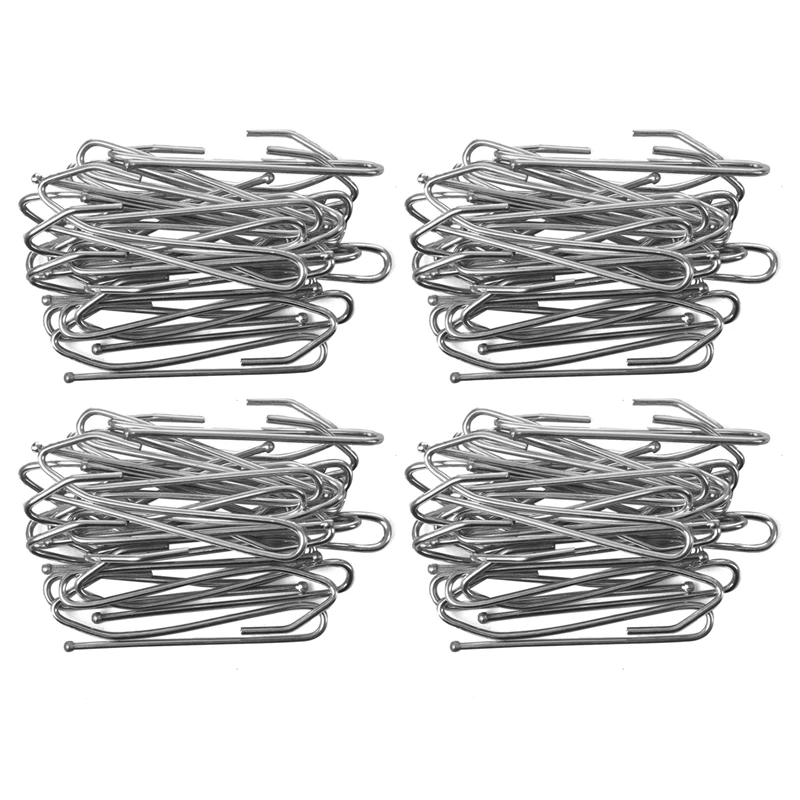 Single Pinch Window Treatment Metal Pleat Drapes Curtain Hooks - Silver Tone (80-Piece)
Single Pinch Window Treatment Metal Pleat Drapes Curtain Hooks - Silver Tone (80-Piece)