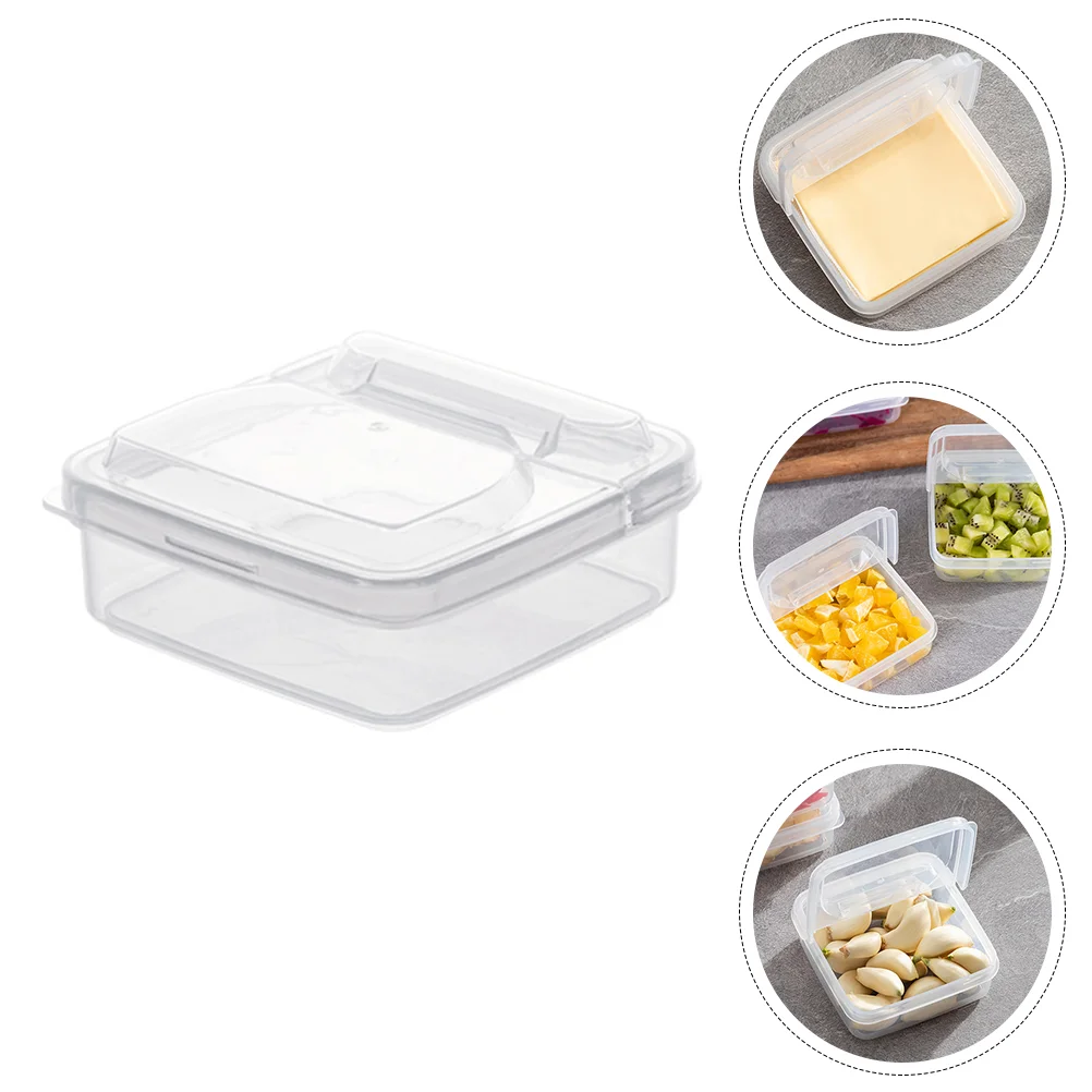 

Cheese Butter Keeper Storage Container Fridge Box Saver Dish Containers Refrigerator Case Boxes Produce Meat Slice Organizer