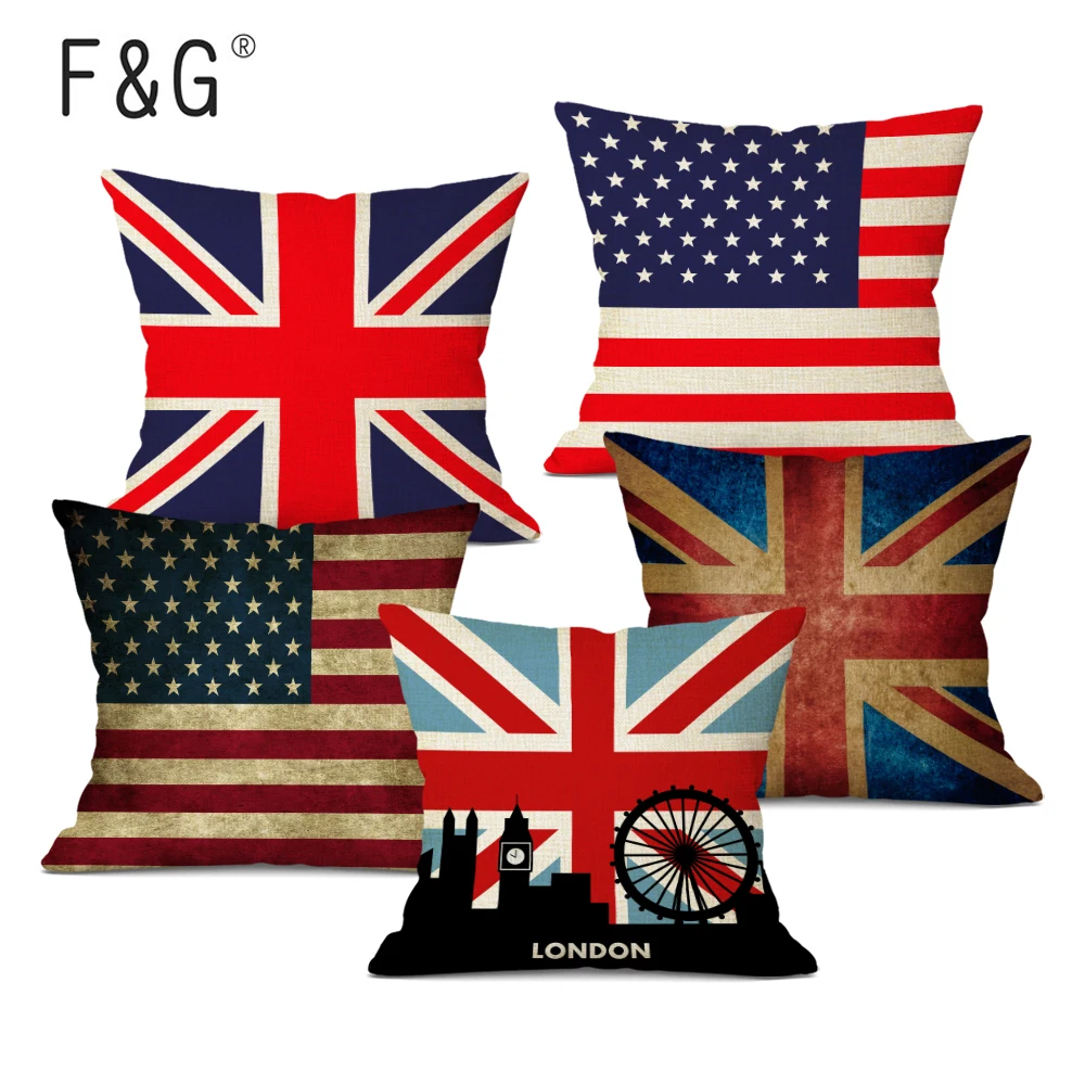 Stripe usa English union jack American Flag Throw Pillow Cases 45Cmx45Cm Square Top King Size Bed Printing Cushions Pillow
Stripe usa English union jack American Flag Throw Pillow Cases 45Cmx45Cm Square Top King Size Bed Printing Cushions Pillow