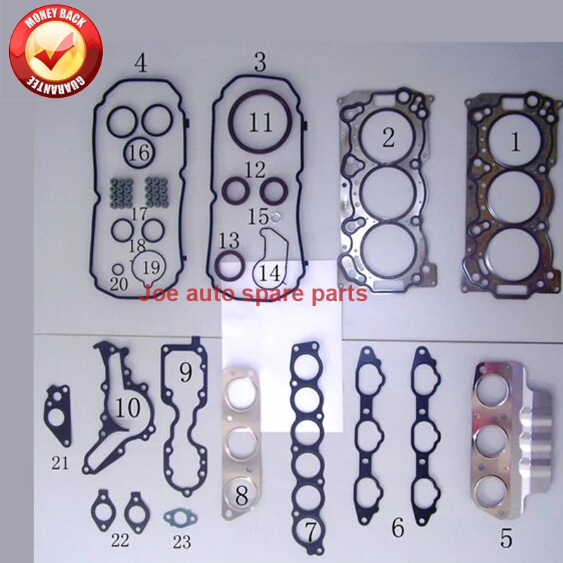 Полный комплект прокладок двигателя 6B31 для Mitsubishi OUTLANDER II 3,0 L 3.0L 06-12 50304500 1000B780 1000B786
Полный комплект прокладок двигателя 6B31 для Mitsubishi OUTLANDER II 3,0 L 3.0L 06-12 50304500 1000B780 1000B786