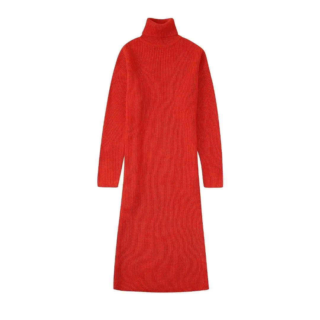 NORPOJIN Red Knit Long Dress Turtleneck Women's Dresses Chic Lady Long Sleeves 2022 New Women Fall Winter Clothing
NORPOJIN Red Knit Long Dress Turtleneck Women's Dresses Chic Lady Long Sleeves 2022 New Women Fall Winter Clothing