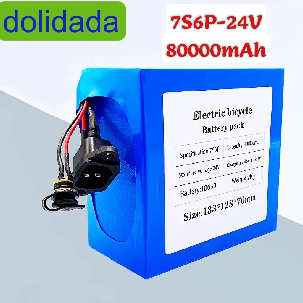 Batterie au lithium pour vélo électrique 7S6P, 24V, 80000mAh, 1000W, 29.4V, 80000mAh, pour fauteuil roulant, nouveau
Batterie au lithium pour vélo électrique 7S6P, 24V, 80000mAh, 1000W, 29.4V, 80000mAh, pour fauteuil roulant, nouveau
