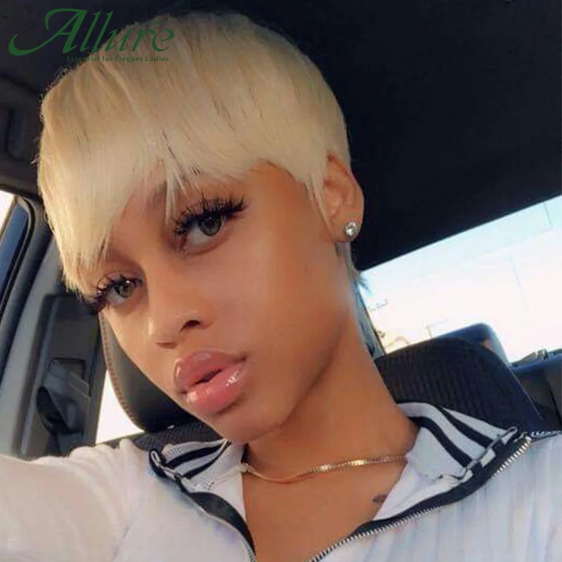 Blonde Short Straight Pixie Cut Human Hair Wig For Women Ombre 99J 613 Natural Brazilian Remy Hair Full Machine Made Wigs Allure
Blonde Short Straight Pixie Cut Human Hair Wig For Women Ombre 99J 613 Natural Brazilian Remy Hair Full Machine Made Wigs Allure