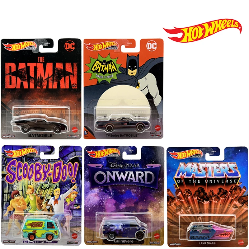 

Hot Wheels DMC55 2022 Pop Culture Onward ScoobyDoo TV Batmobile Land Shark Guinevere Mystery Machine 1:64 Diecast Model Car Toys