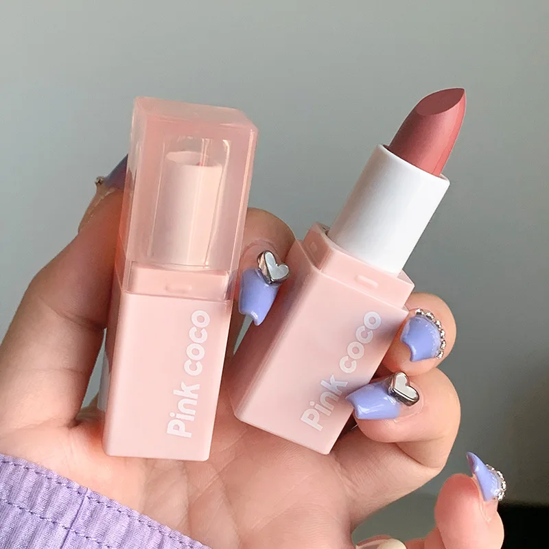 Cream Velvet Matte Lipstick Cute Girl Makeup Lipstick Paste Does Not Fade Lip Gloss Cosmetic
Cream Velvet Matte Lipstick Cute Girl Makeup Lipstick Paste Does Not Fade Lip Gloss Cosmetic