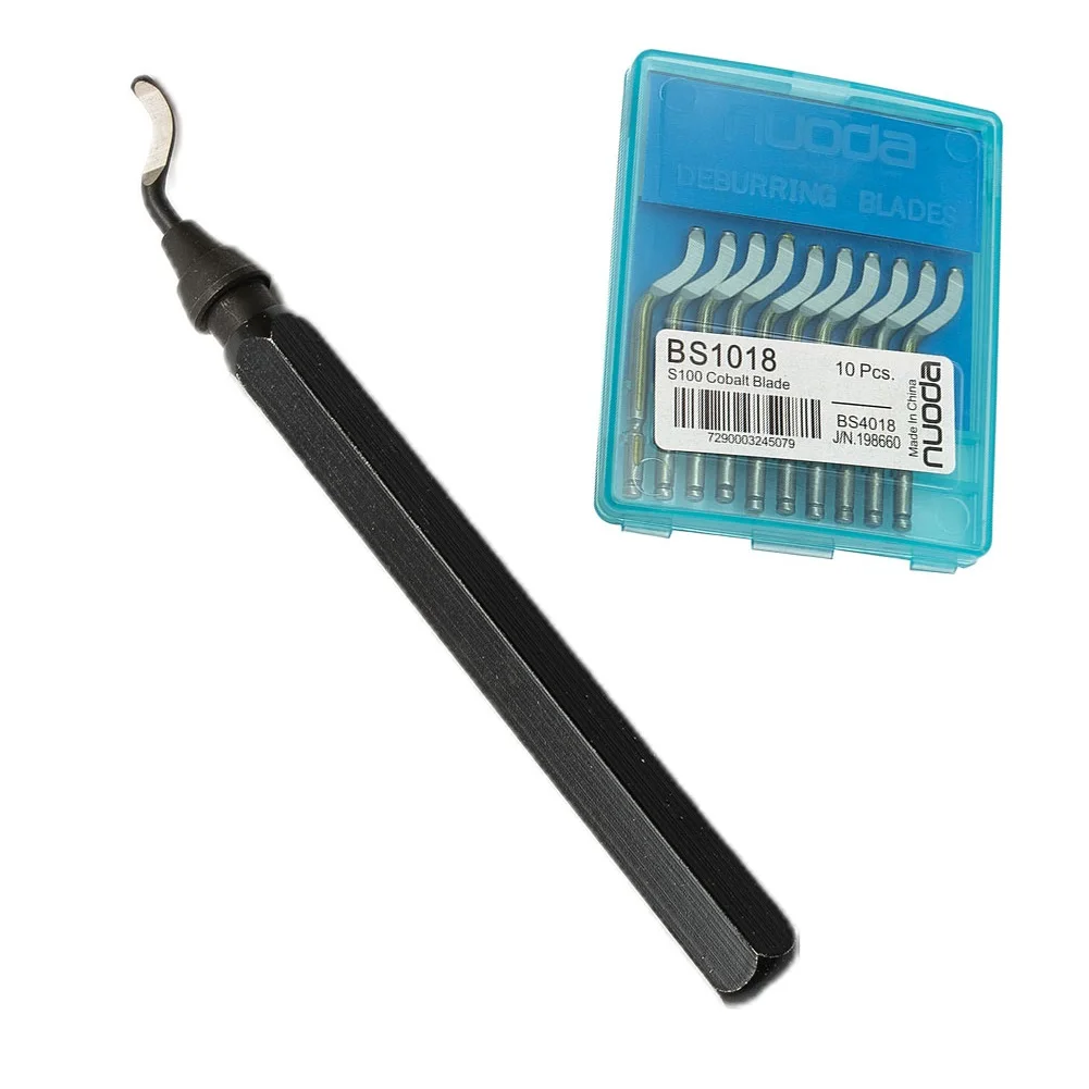 Metal Aluminum Handle Trimming Device Blue Quick Clamping Deburring RB1000 High Speed Steel Applicable With 10pc Blade Hand Tool
Metal Aluminum Handle Trimming Device Blue Quick Clamping Deburring RB1000 High Speed Steel Applicable With 10pc Blade Hand Tool