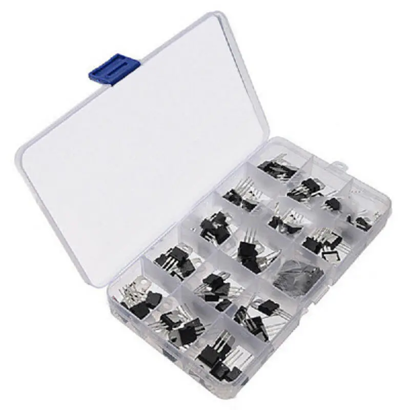 10 Value Voltage Regulators Transistor Assortment LM317T L7805 - L7824 Conductor
10 Value Voltage Regulators Transistor Assortment LM317T L7805 - L7824 Conductor